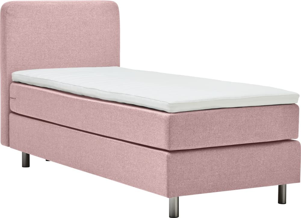 VALERIE Lit Boxspring 407758790038 Dimensions L: 90.0 cm x P: 200.0 cm Couleur Rose Photo no. 1