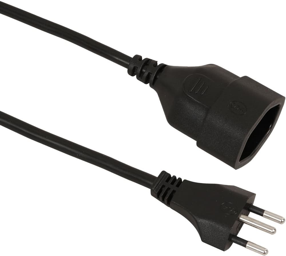 Power Cord 5.0 m  (dreipolig T12 - T13) – schwarz Strom Verlängerungskabel Mio Star 791052700000 Bild Nr. 1