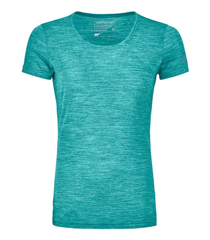150 Cool Clean T-shirt de trekking Ortovox 467566900382 Taille S Couleur turquoise claire Photo no. 1