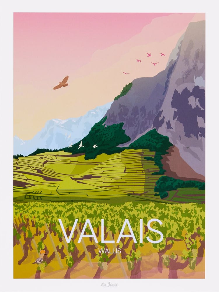 VALAIS Poster La Jonx 433051300000 Bild Nr. 1