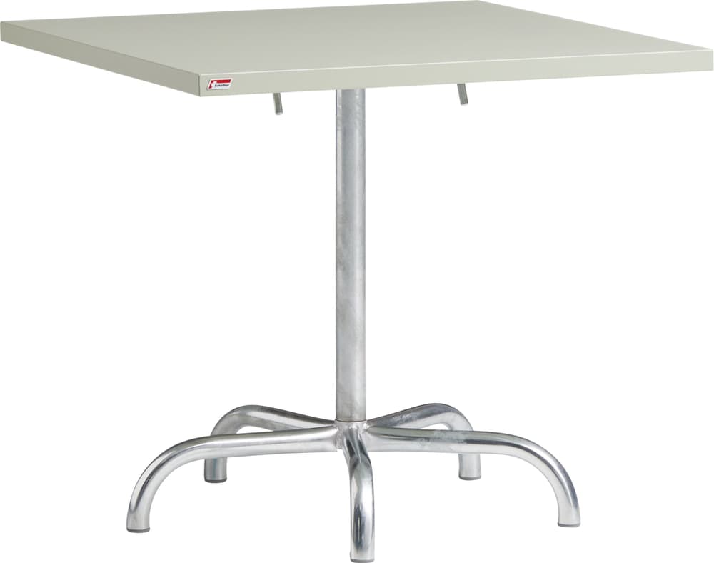 SÄNTIS Table pliante Schaffner 408025100067 Dimensions L: 80.0 cm x P: 80.0 cm x H: 72.0 cm Couleur Vert pastel Photo no. 1