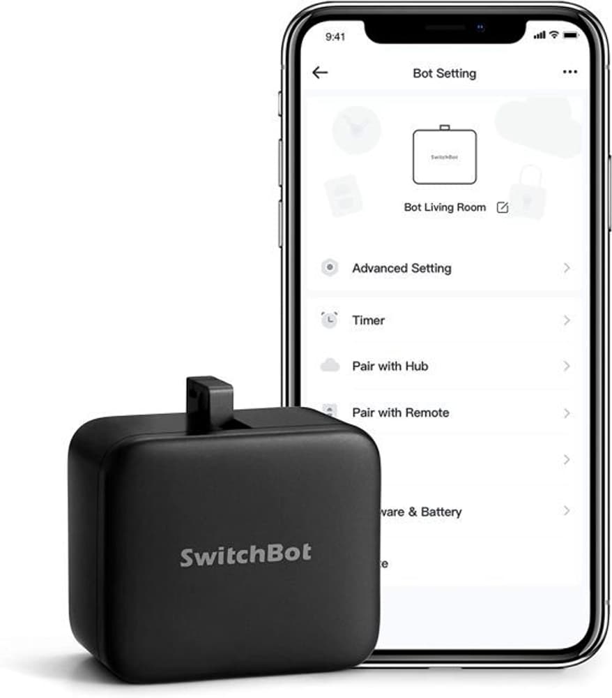 Bot Pressione automatica dei tasti nero SwitchBot SwitchBot 785302422337 N. figura 1
