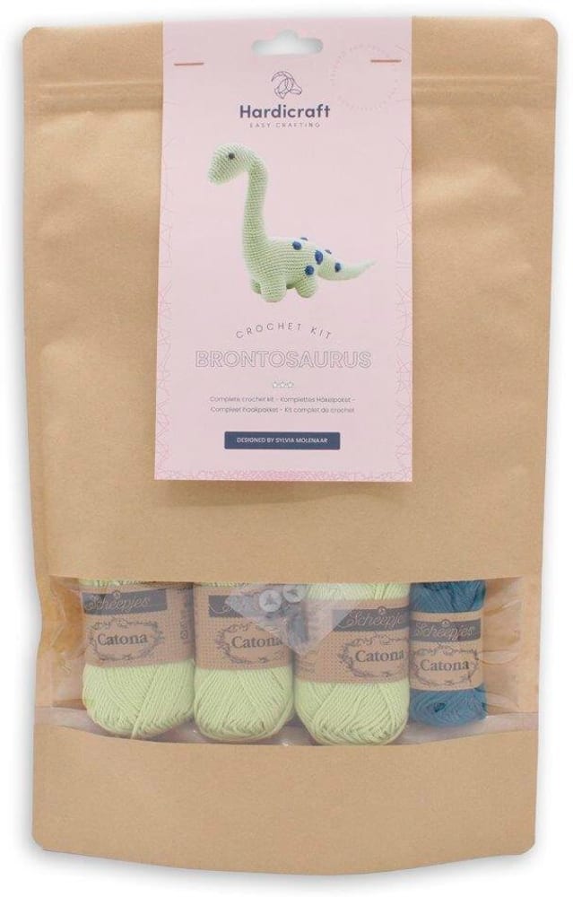 Kit au crochet Dino Brontosaure Hardicraft 669700125798 Photo no. 1