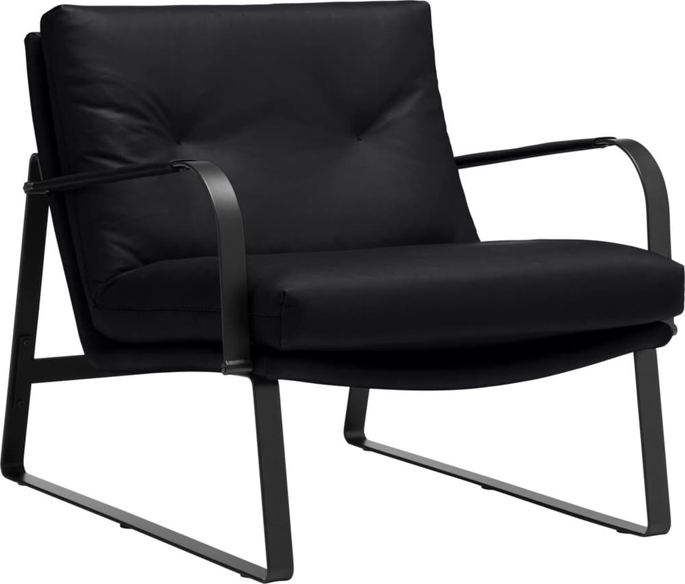 DAZIO Fauteuil 403902207020 Dimensions L: 73.0 cm x P: 91.0 cm x H: 73.0 cm Couleur Noir Photo no. 1