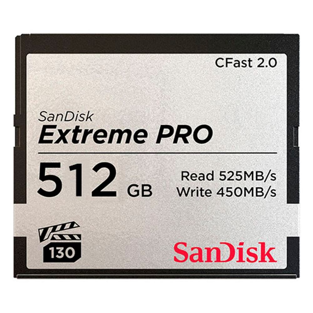 CFast ExtremePro 525MB/s 512GB Scheda di memoria SanDisk 785300141980 N. figura 1