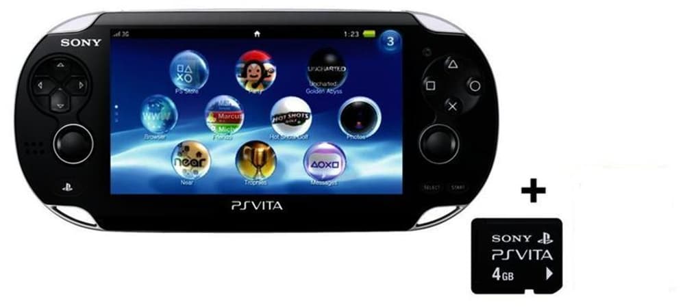 PS Vita Wi-Fi incl. 8 Go Memory Card & Adventure Mega Pack Sony 78542410000014 Photo n°. 1