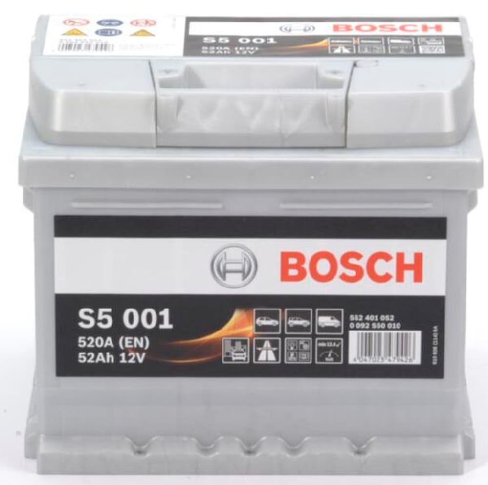 Batterie 12V/52Ah/520A Batterie de voiture Bosch 621104900000 Photo no. 1