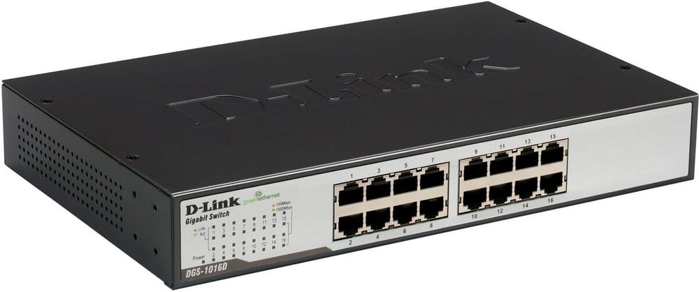 DGS-1016D 16 Port Switch di rete D-Link 785302429352 N. figura 1