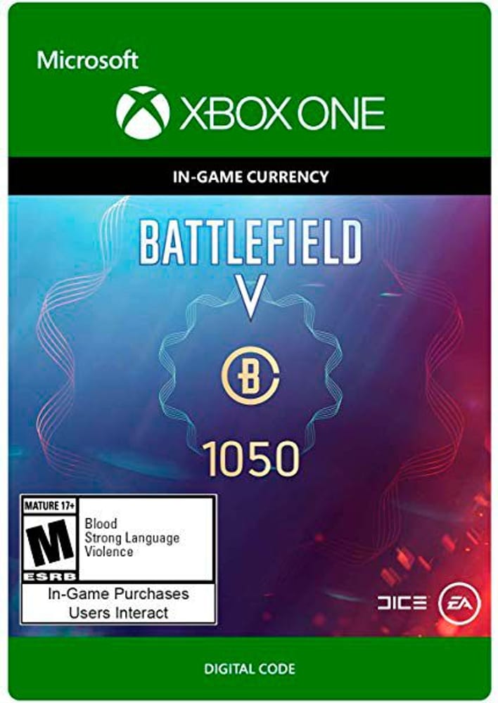 Xbox One - Battlefield V Currency 1050 Game (Download) 785300141683 N. figura 1