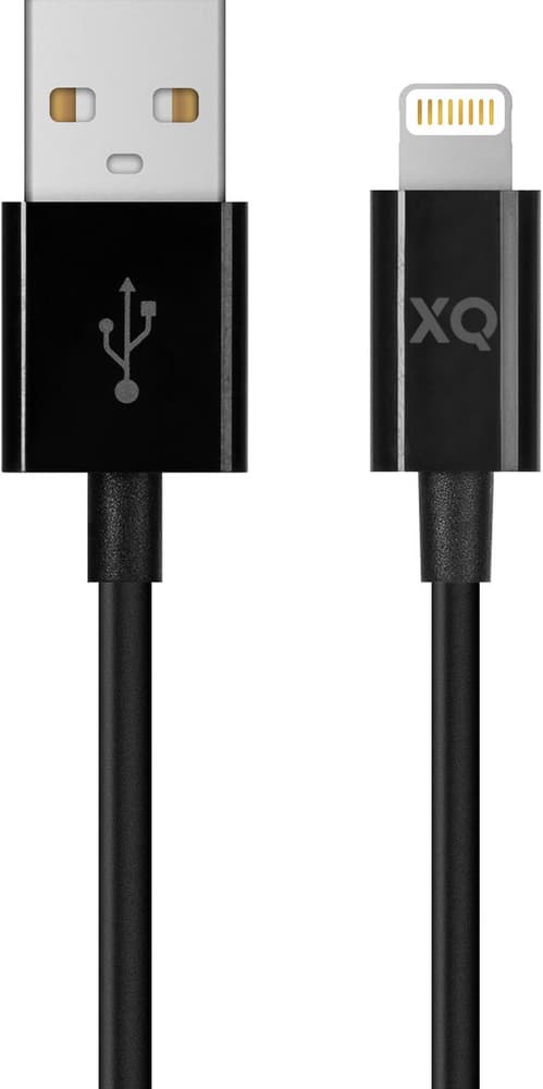 Sync & Charge Cable Lightning to USB A 150cm Black Cavo di ricarica XQISIT 798646700000 N. figura 1
