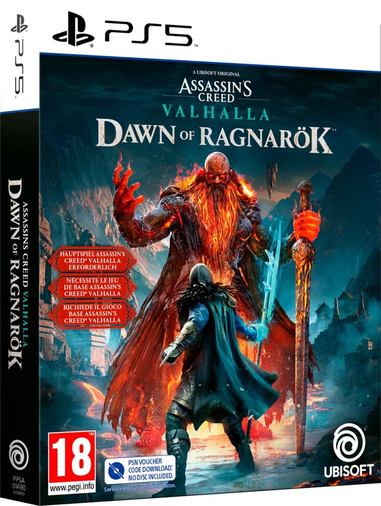 PS5 - Assassin's Creed Valhalla:  I segni di Ragnarok (Espansione) Game (Box) 785300164044 N. figura 1