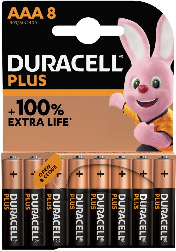 Plus AAA / LR03 8 pièces pile Batterie Duracell 704774000000 Photo no. 1