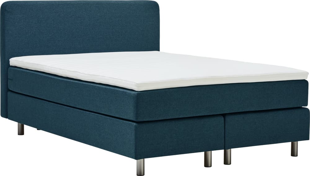 VALERIE Lit Boxspring 407761100000 Dimensions L: 140.0 cm x P: 200.0 cm Couleur Pétrole Photo no. 1