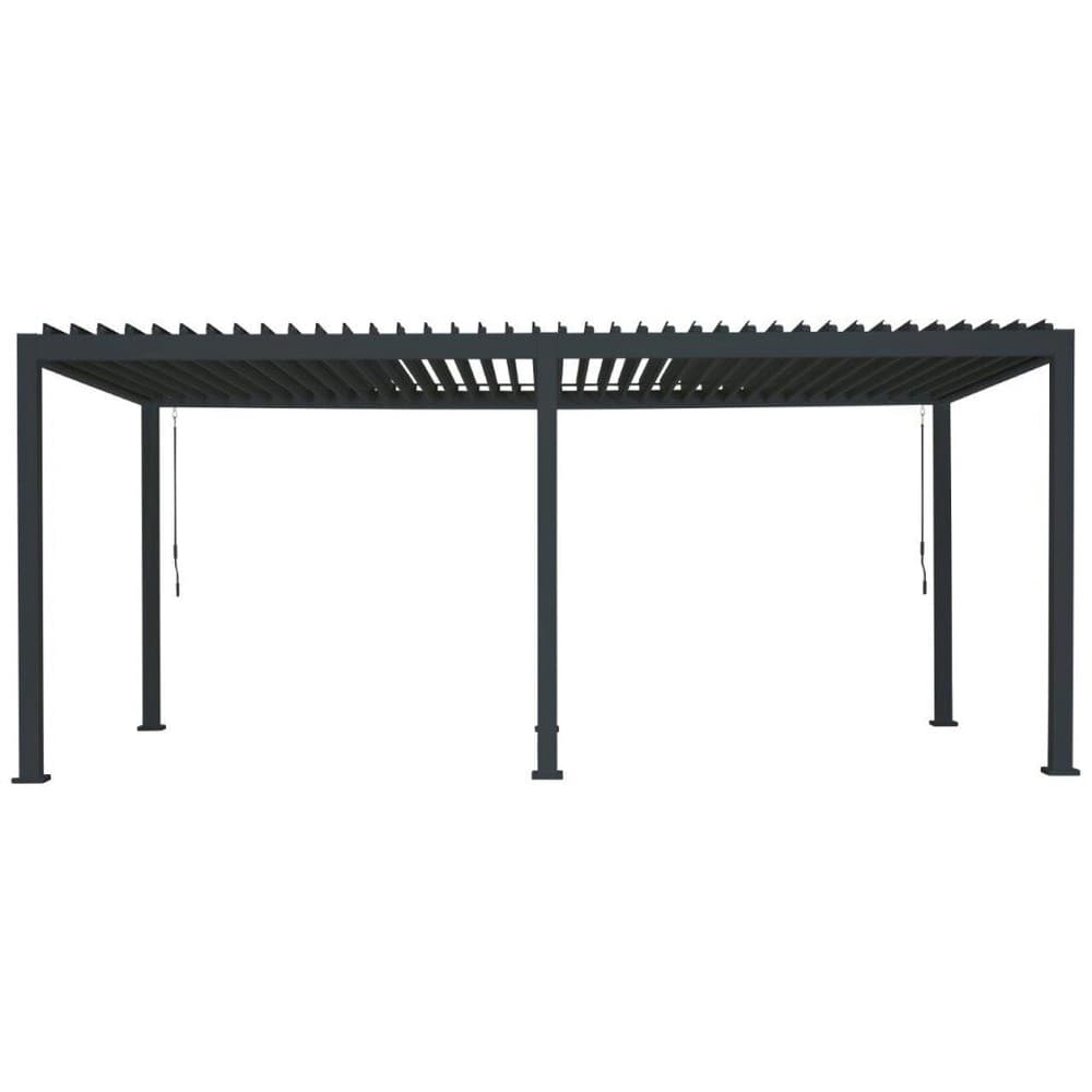 Pergola in alluminio Premium, nero 600x300x250cm Pergola Colibri 669700109298 N. figura 1