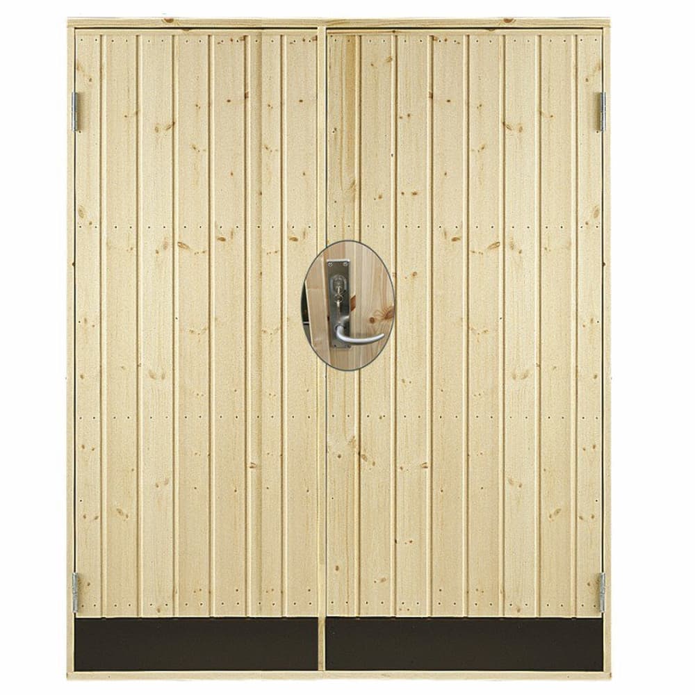 Porta d'ingresso laterale Dopp. Kit completo RA 151,2x187,8 cm Unbehandlet Porta PLUS 669700109174 N. figura 1