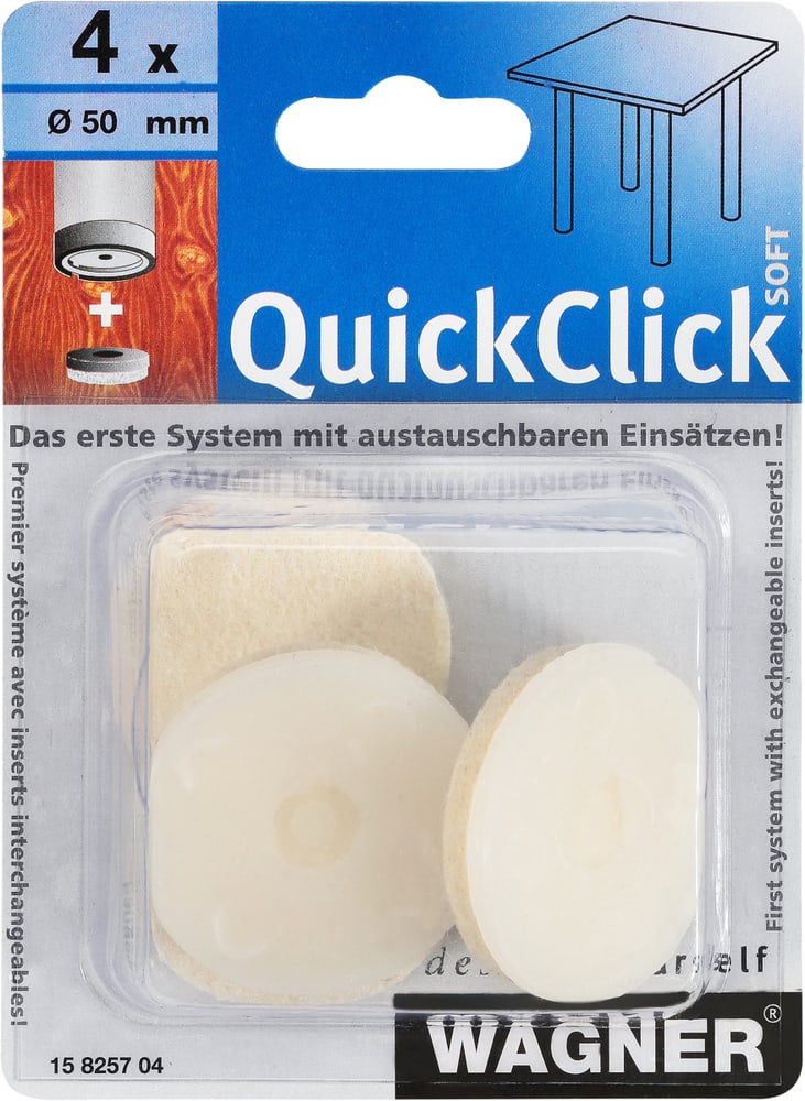 QuickClick-piedini di feltro soft Wagner System 605866700000 N. figura 1