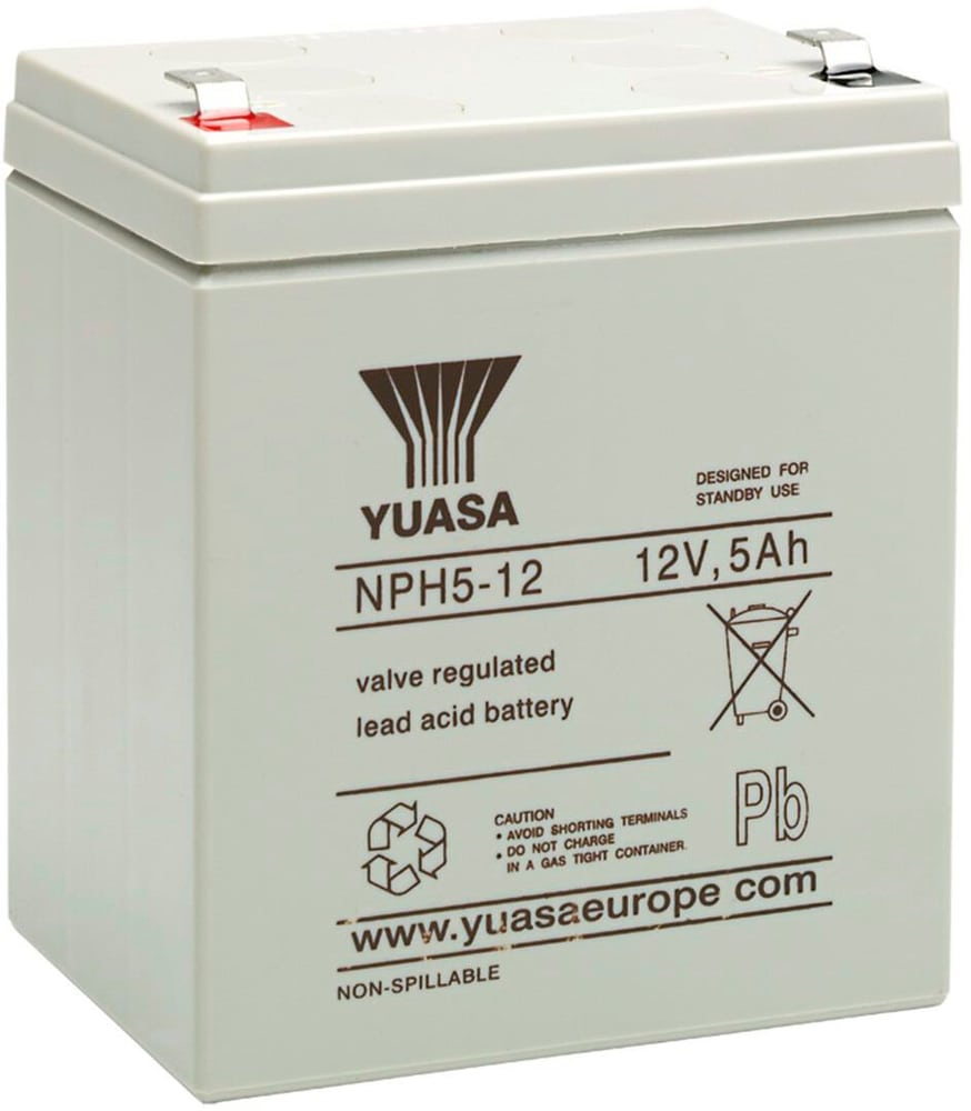 Batterie Auxilliary 12V/5.2Ah Batteria del motociclo YUASA 621217000000 N. figura 1