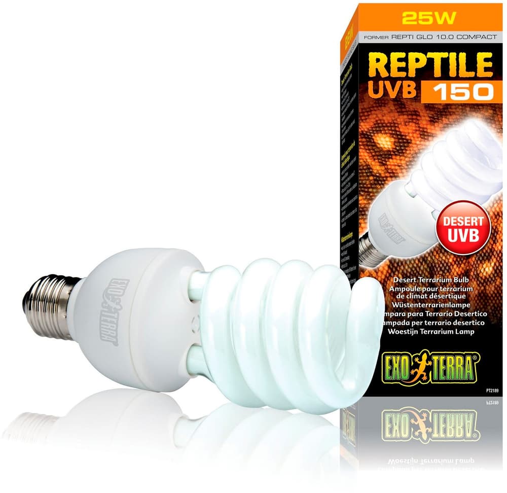 Lampada per terrari Rettile UVB150 E27, 25W, 19,3 cm Tecniche per l'acquario Exo Terra 785302400554 N. figura 1