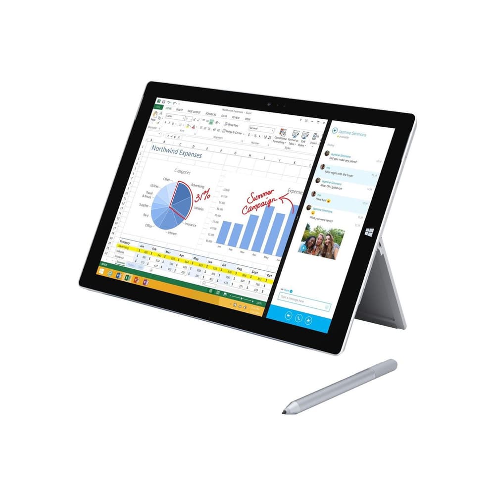 Surface Pro 3 64GB i3 4GB WiFi Tablet Microsoft 79784680000014 Photo n°. 1