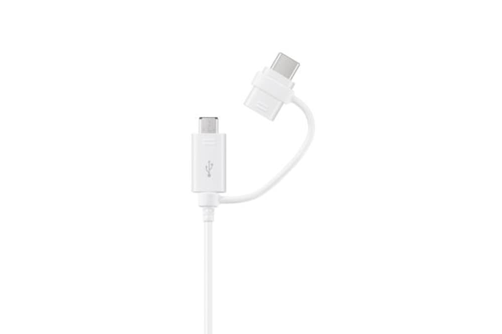 Combo Cable USB-C / microUSB weiss USB Adapter Samsung 798074100000 Bild Nr. 1