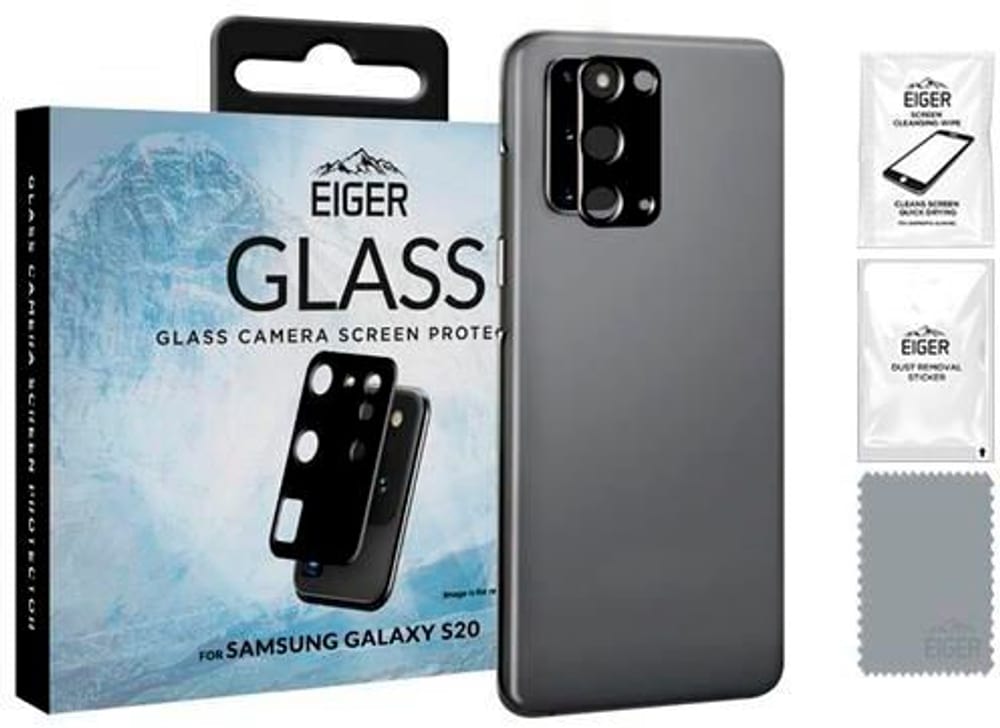 Galaxy S20, Kameraglas Smartphone Schutzfolie Eiger 785300193293 Bild Nr. 1