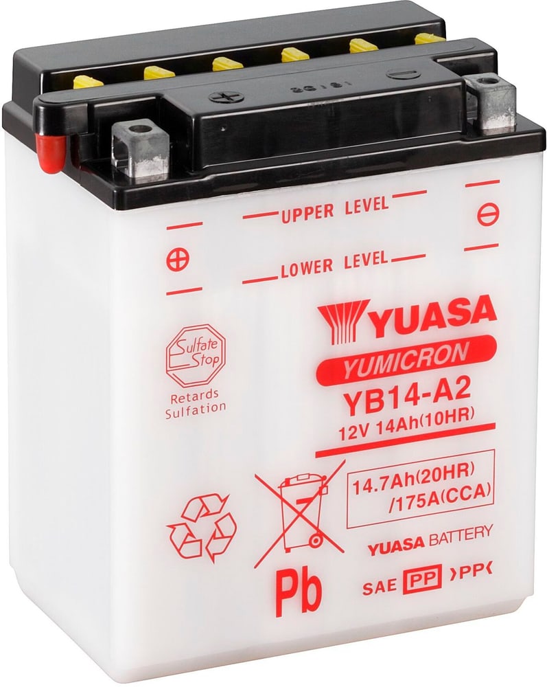 Batterie Yumicron 12V/14.7Ah/175A Motorradbatterie 621218100000 Bild Nr. 1