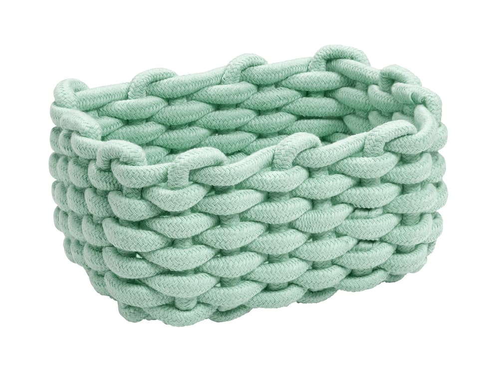 Aufbewahrungskorb Cord Korb diaqua 674099100000 Farbe Mint Grösse 20 X 14 X 10 CM Bild Nr. 1