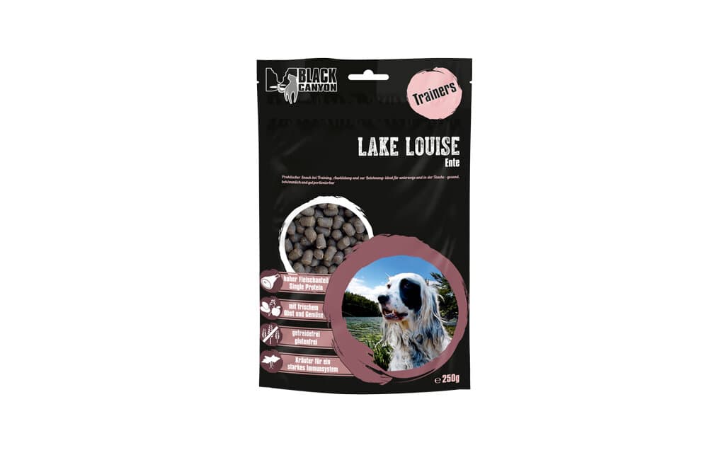 Trainers Lake Louise anatra, 0.25 kg Prelibatezze per cani Black Canyon 658322200000 N. figura 1