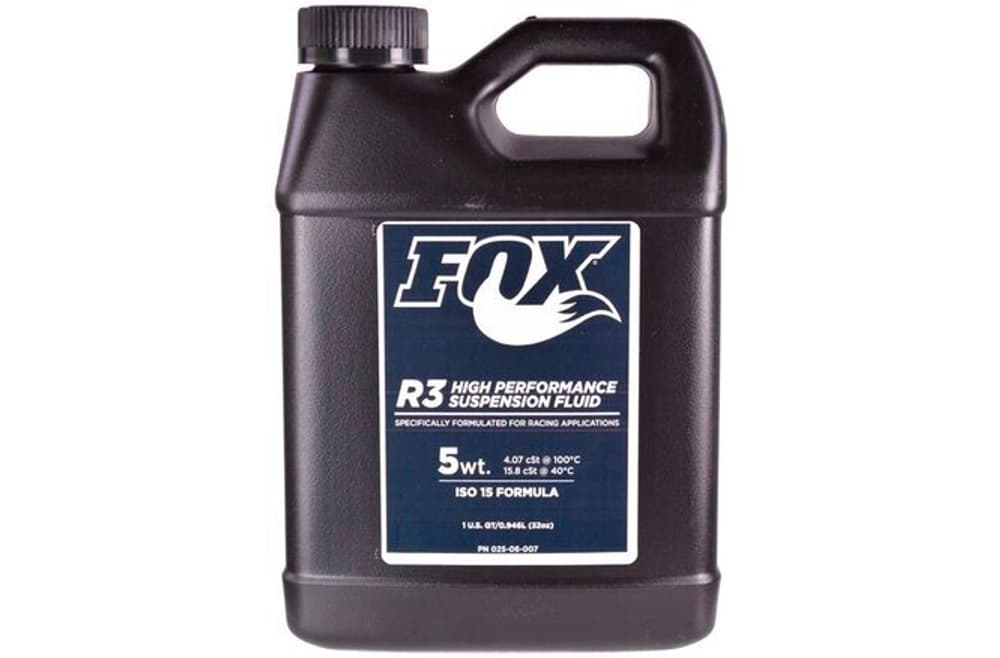 Liquide de suspension d'huile 1,00 Quart R3 5WT ISO 15 Lubrifiants Fox 473769800000 Photo no. 1