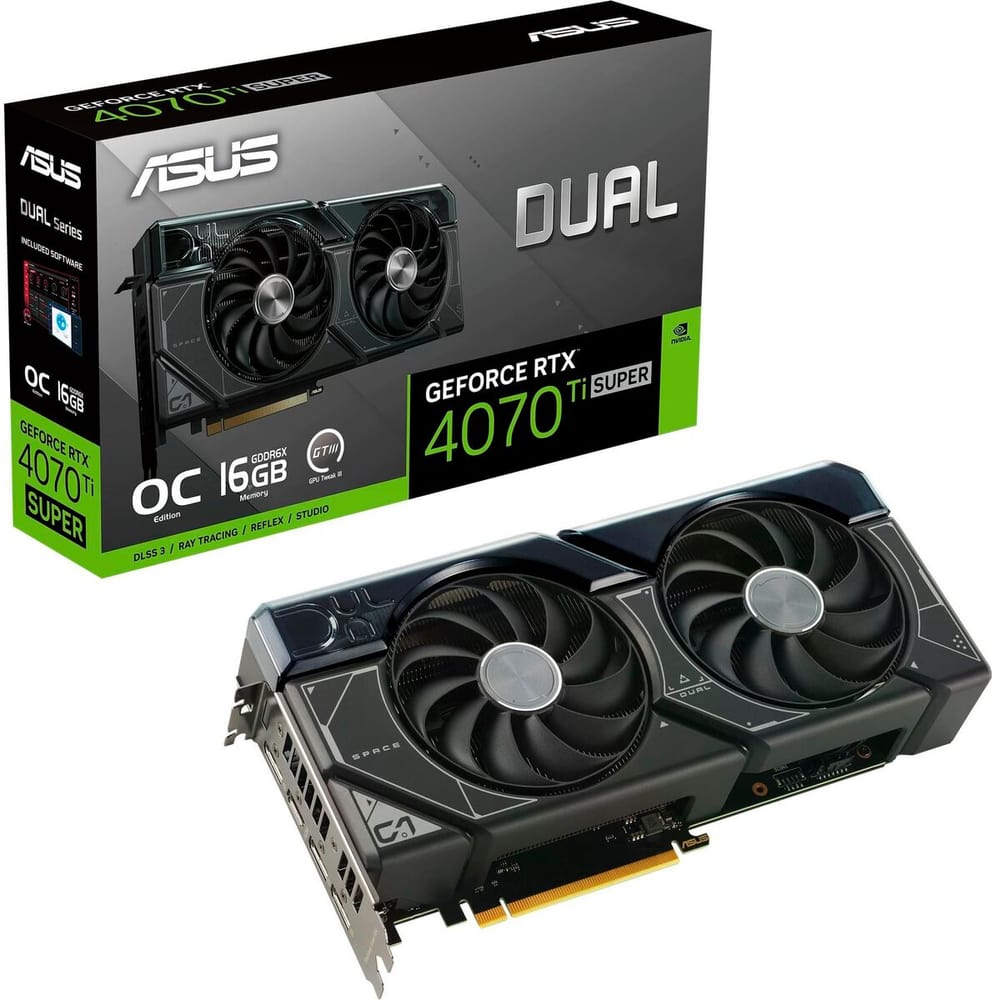 DUAL GeForce RTX 4070 Ti Super OC Edition 16 GB Grafikkarte Asus 785302435610 Bild Nr. 1