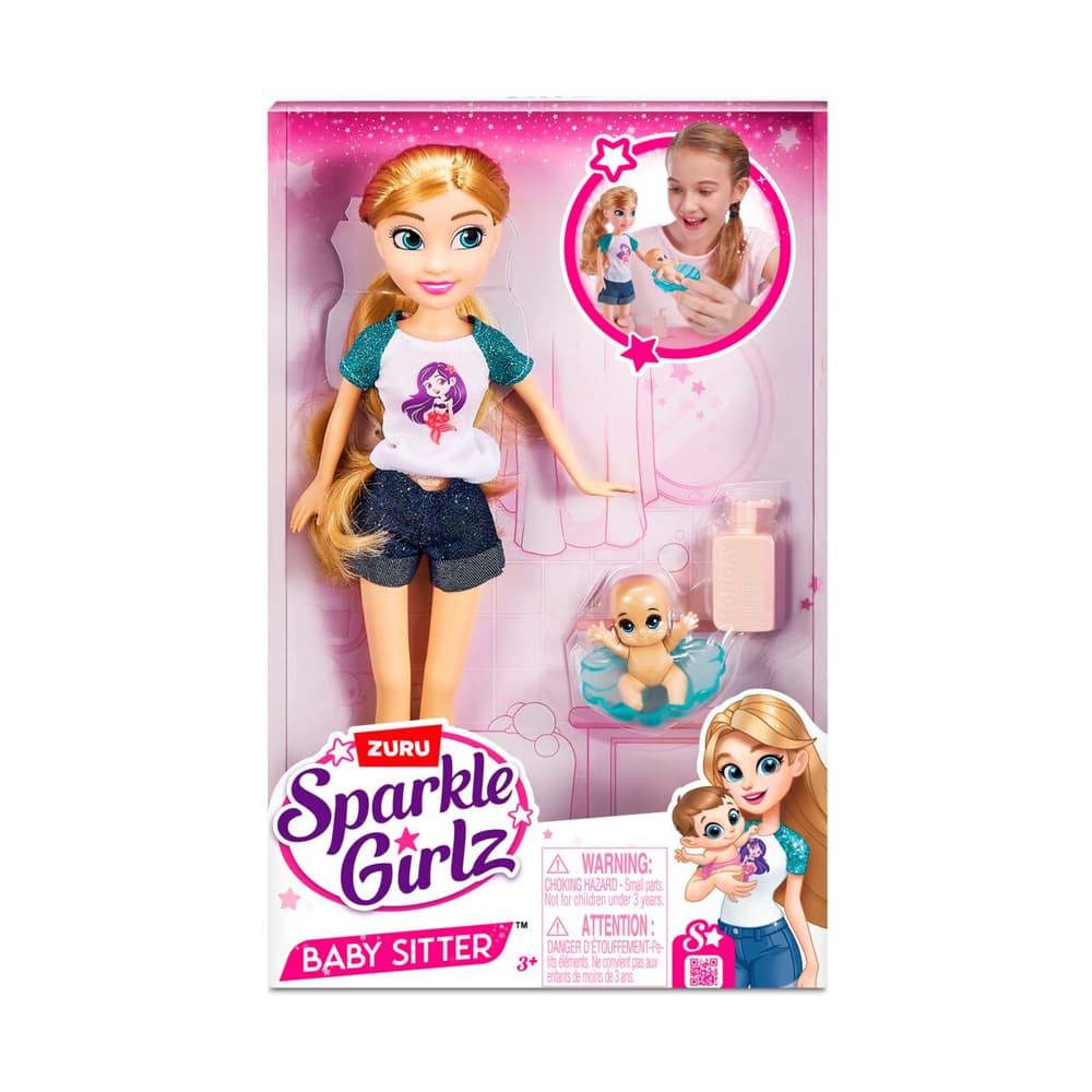 Sparkle Girlz Babysitter-set Puppe ZURU Sparkle Girlz 749565000000 Bild Nr. 1
