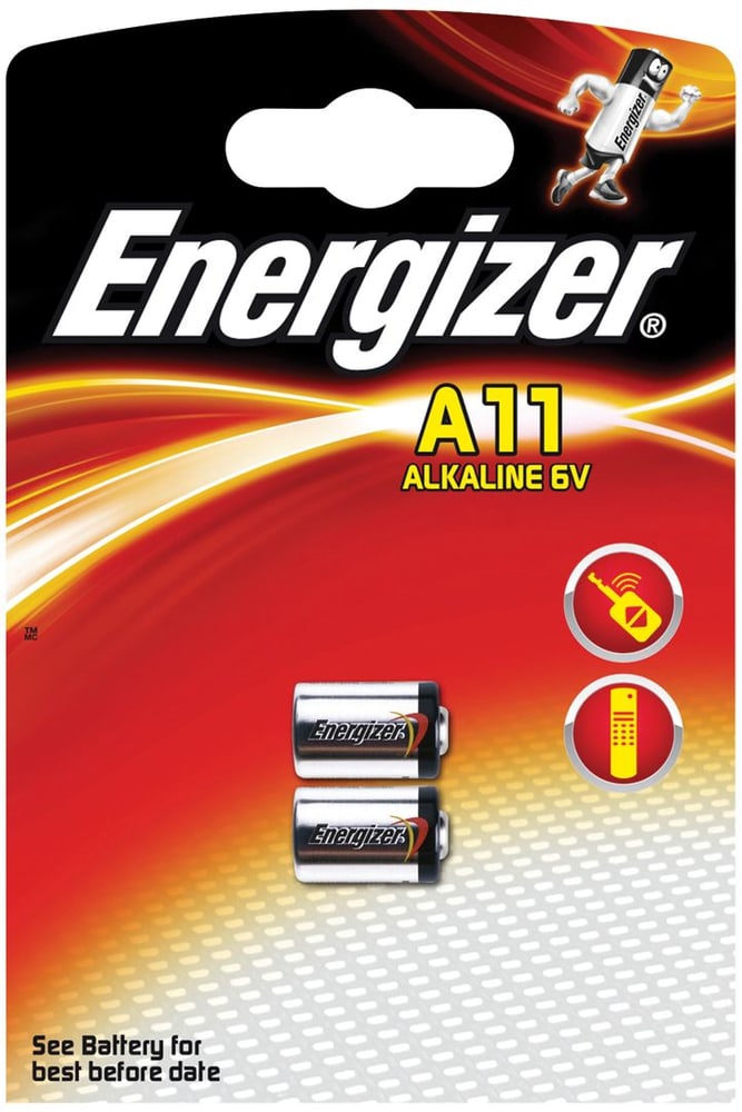 Batteria 11A / E11 / AG11 / V11 6V 2pzi Energizer 9000021826 No. figura 1