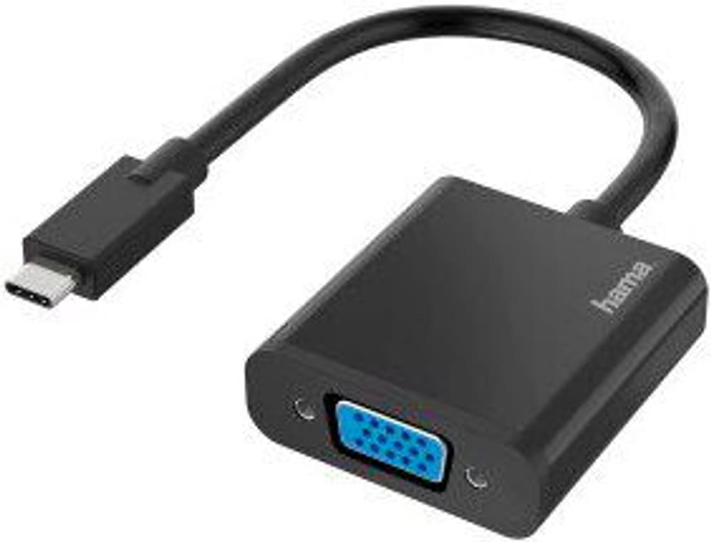 USB-C-Stecker - VGA-Buchse, Full-HD 1080p Video Adapter Hama 785300172481 Bild Nr. 1