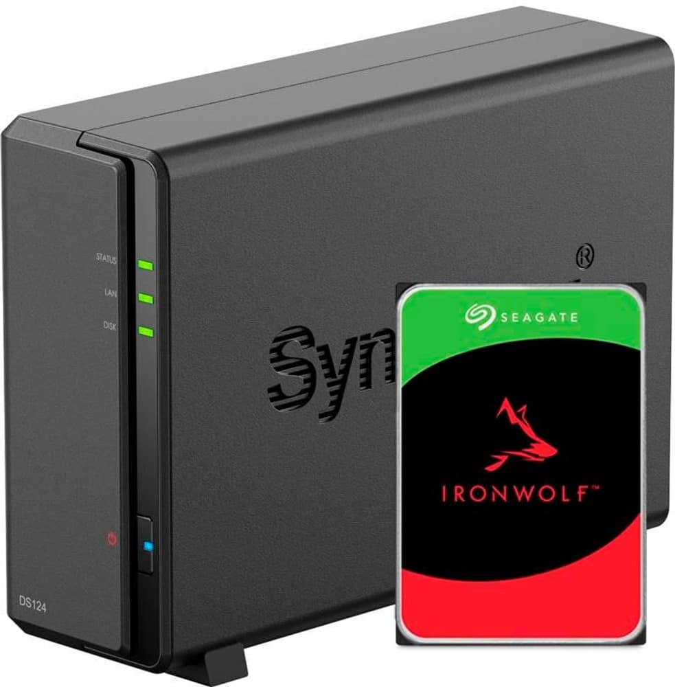 DS124 1-bay Seagate Ironwolf 2 TB Stockage réseau (NAS) Synology 785302434507 Photo no. 1