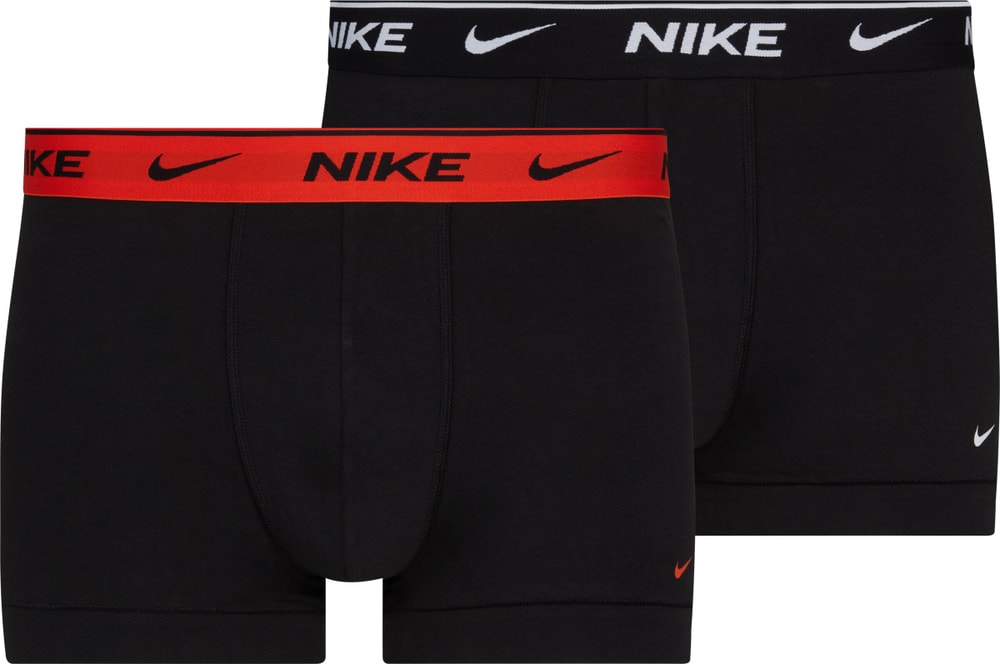 Everyday Cotton Stretch Trunk 2PK Boxers Nike 471101000620 Taille XL Couleur noir Photo no. 1