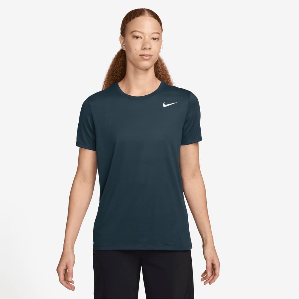 W Dri-Fit SS Tee T-shirt Nike 471876700422 Taille M Couleur bleu foncé Photo no. 1