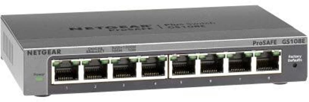 GS108E-300PES 8-Port Smart Managed Plus Gigabit Switch Commutateur de réseau Netgear 785302422694 Photo no. 1