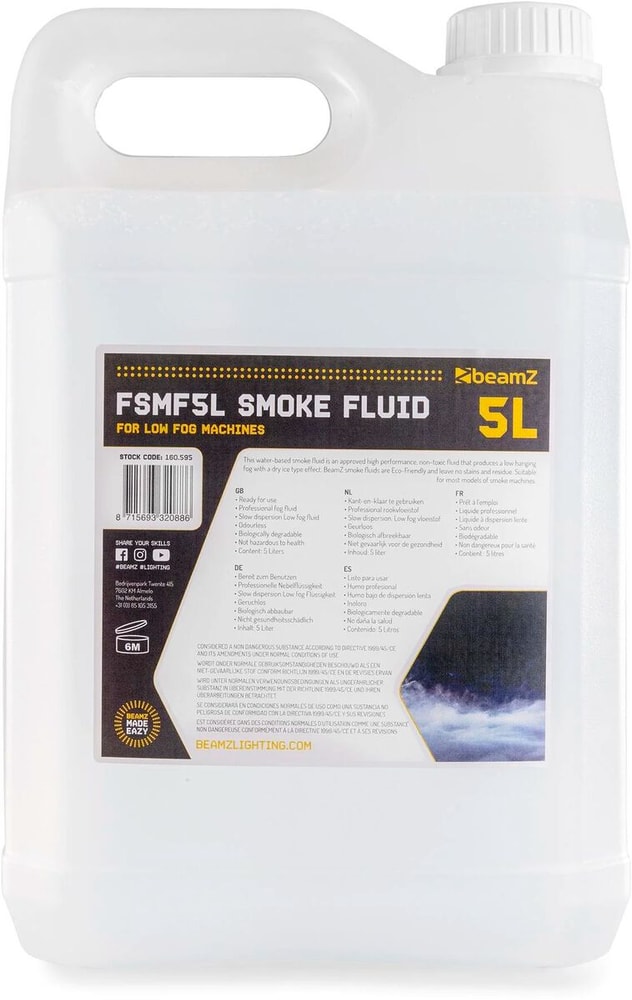 FSMF5L Low Fog Liquide fumigène beamZ 785300169736 Photo no. 1