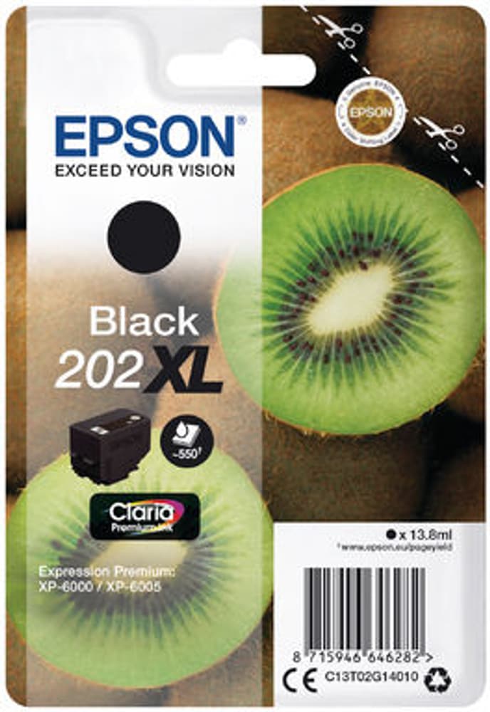 202XL black Tintenpatrone Epson 798548400000 Bild Nr. 1
