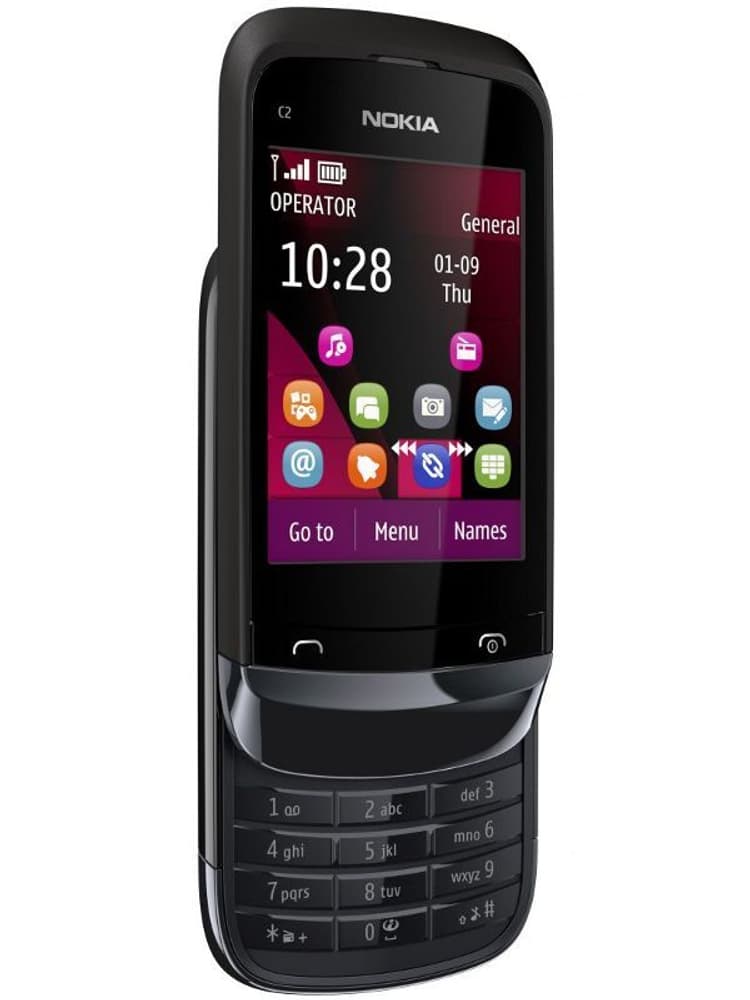 L- Nokia C2-02_black Nokia 79455350002011 Photo n°. 1