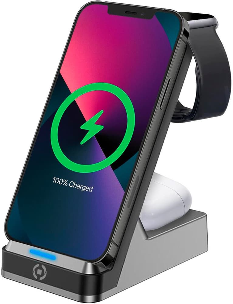 Wireless Fast Charger 15W Base di ricarica Celly 772847100000 N. figura 1