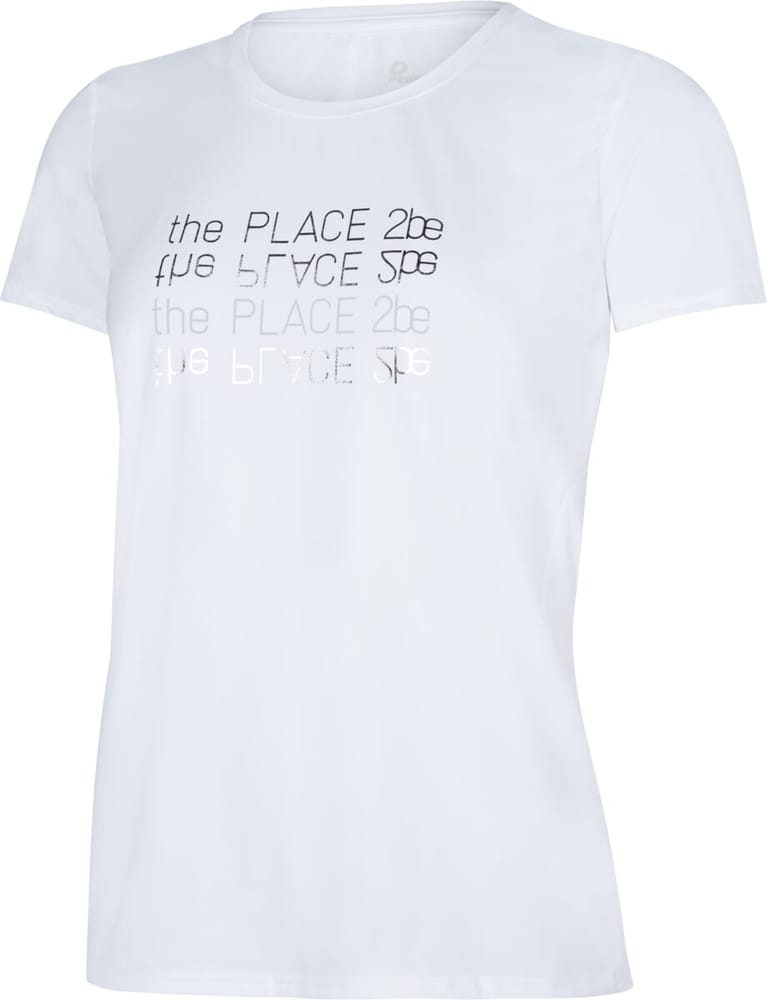 W Shirt The Place 2 Be T-shirt Perform 471845104010 Taglie 40 Colore bianco N. figura 1