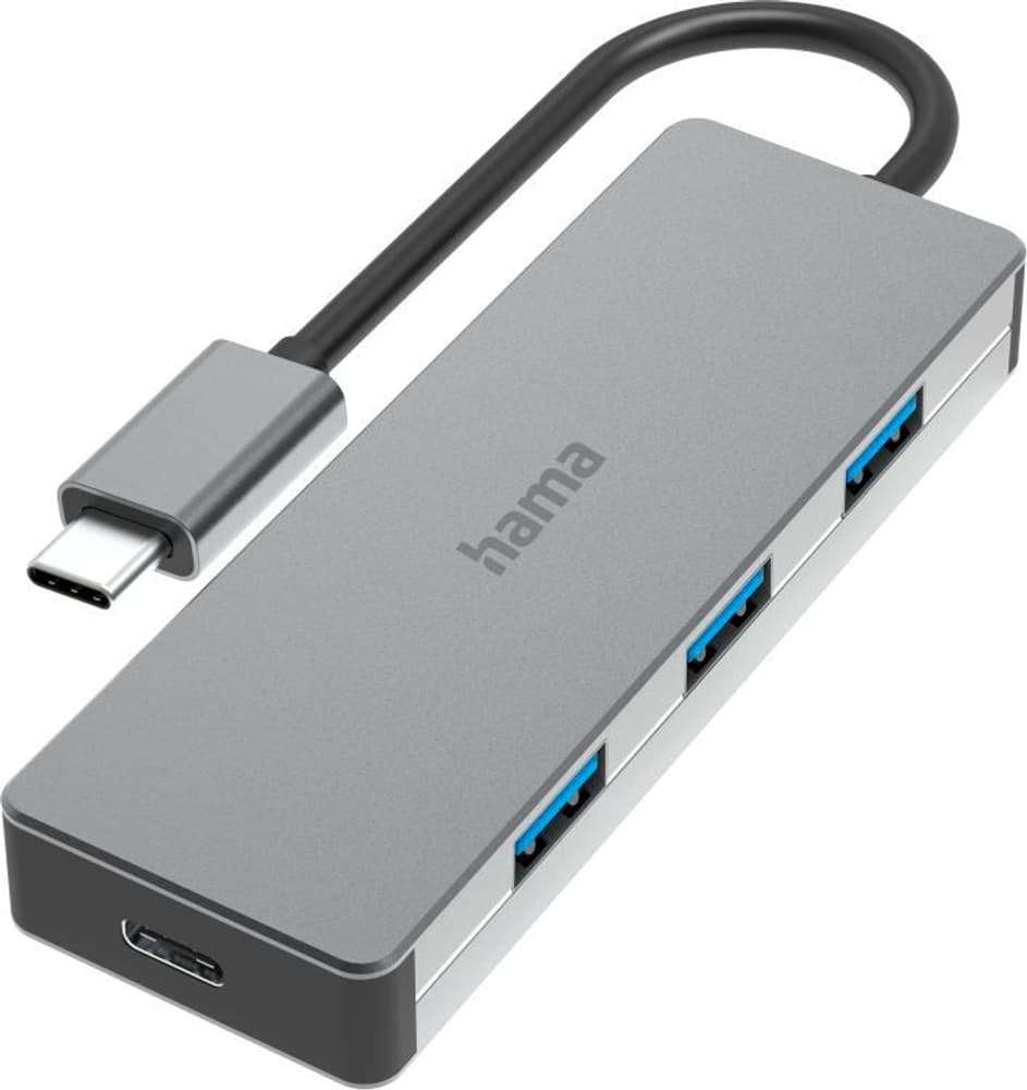 4 Ports, USB 3.2 Gen2, 10 Gbit / s, Alu USB-Hub & Dockingstation Hama 785300179592 Bild Nr. 1