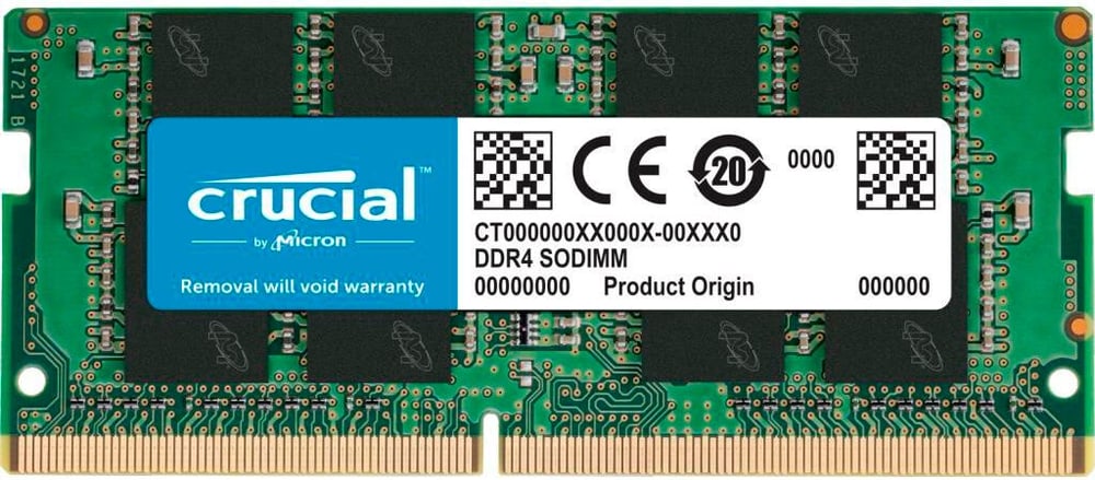 SO-DDR4-RAM CT16G4SFRA32A 3200 MHz 1x 16 GB Mémoire vive Crucial 785302410027 Photo no. 1