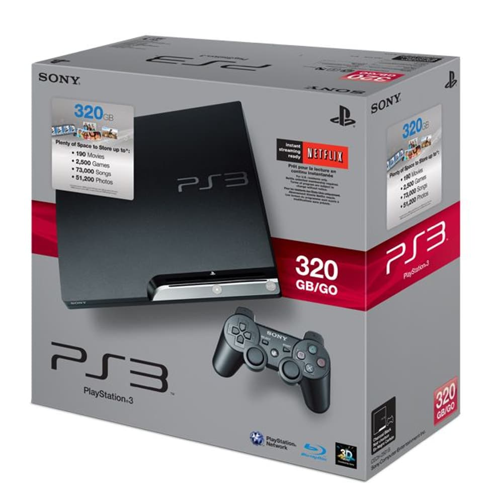 PS3 320 GB incl. Killzone 3 (Move) DFEI Sony 78540680000011 No. figura 1