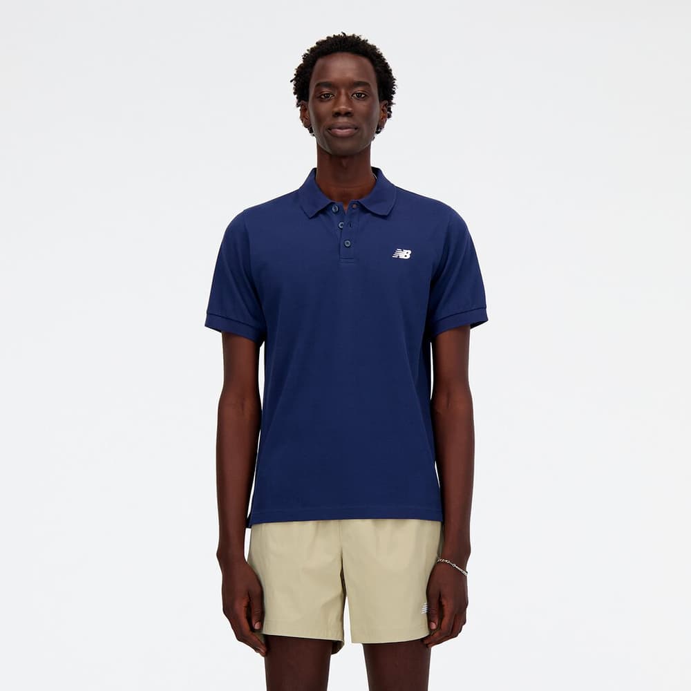 Cotton Polo Poloshirt New Balance 474168200640 Grösse XL Farbe blau Bild-Nr. 1