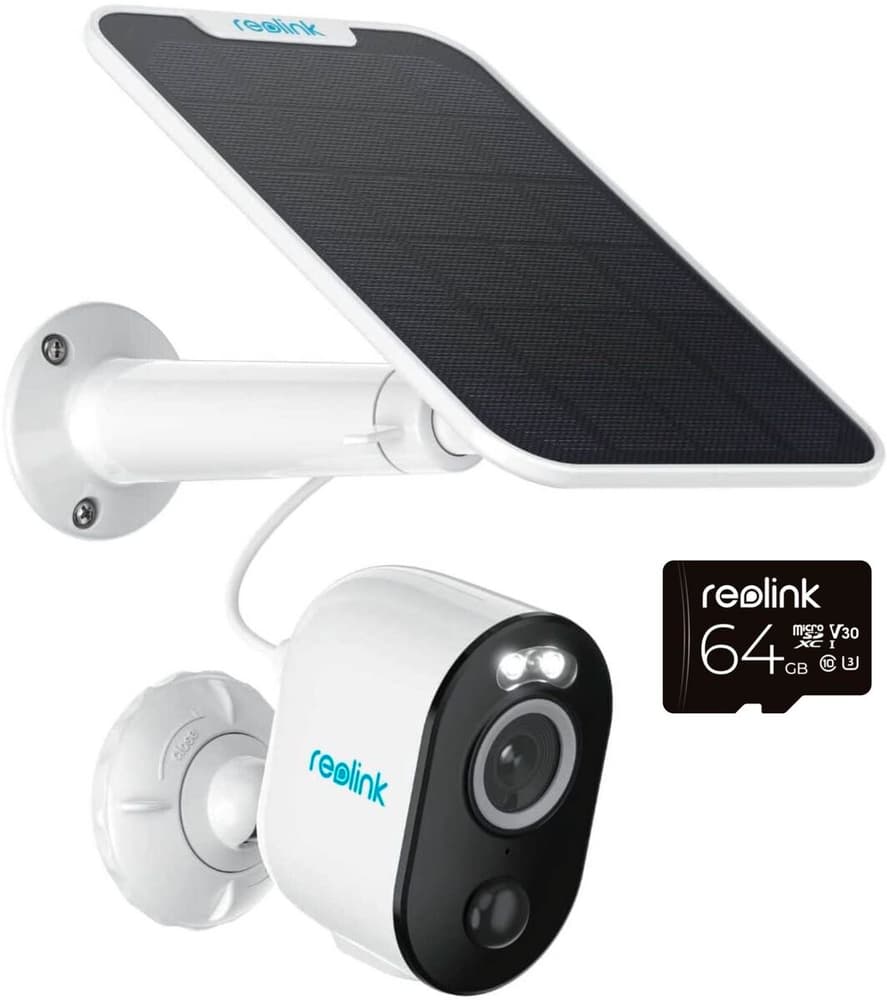 Argus 3 Pro con pannello solare 2 e Micro-SD da 64 GB Videocamera di sorveglianza Reolink 785302407264 N. figura 1