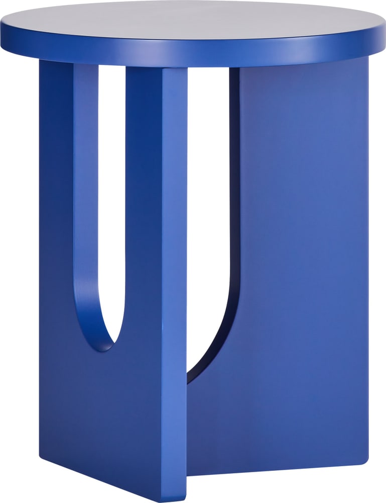 DONA Table d'appoint 407445700040 Dimensions L: 35.0 cm x P: 35.0 cm x H: 42.0 cm Couleur Bleu Photo no. 1