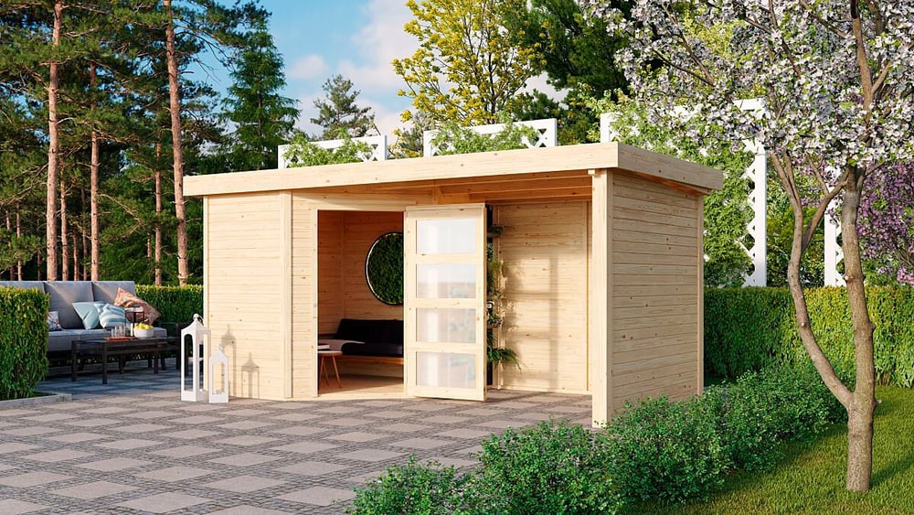 Abri de jardin Schwandorf 3 Set, 19 mm Cabane de jardin Karibu 647455000000 Photo no. 1