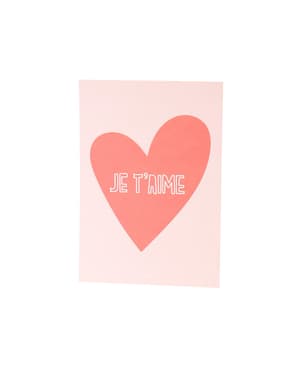 Je t'aime pink